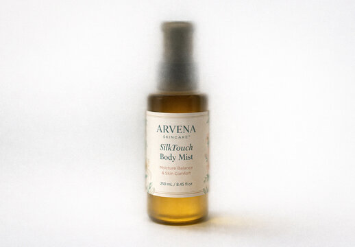 Body Mist Bottle Mockup