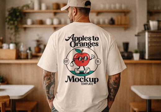 Trendy T-Shirt Mockup