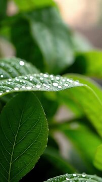 Extreme close-up of a vivid green leaf, showing a detailed vein network and tiny hairs along the edge; crisp texture with a soft, blurred background