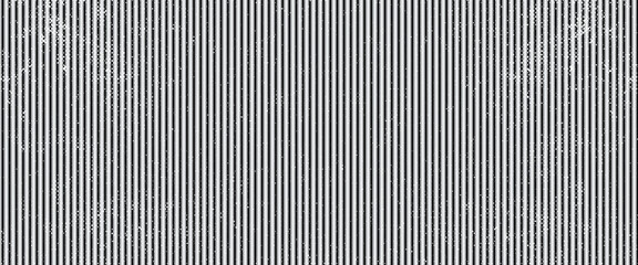 Naklejka premium Narrow black-white vertical lines. Symmetric geometric ornament. Striped seamless pattern, abstract wallpaper. Digital paper for textile print, page fill. Vector