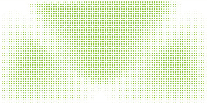 Light Green vector modern geometrical circle abstract background. Aesthetic Dotted texture template. Geometric pattern in halftone style.