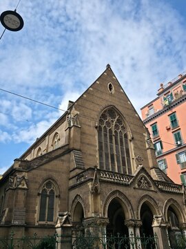 gothic church, anglican, naples, italy