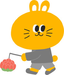  동자승토끼 © Neulsol