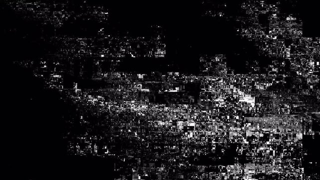 Retro VHS Glitch Background with Chromatic Aberration and Analog Static Distortion, Vintage TV Interference, RGB Noise and Digital Artifacts for Video Editing 4k video animation seamless loop