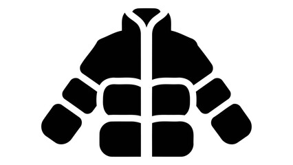 Puffer jacket icon © Mondil biswas