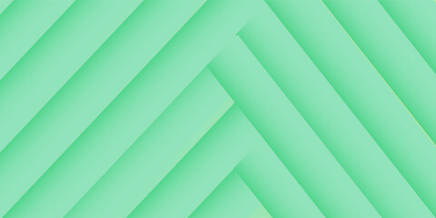 Obraz premium Abstract mint green background with layered diagonal stripes and soft gradient tones. Modern minimal geometric design suitable for banners, wallpapers, presentations, and creative digital layouts.