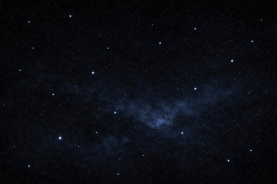 Dark space background, deep black universe with subtle stars, minimal clean composition, high contrast, high resolution, copy space