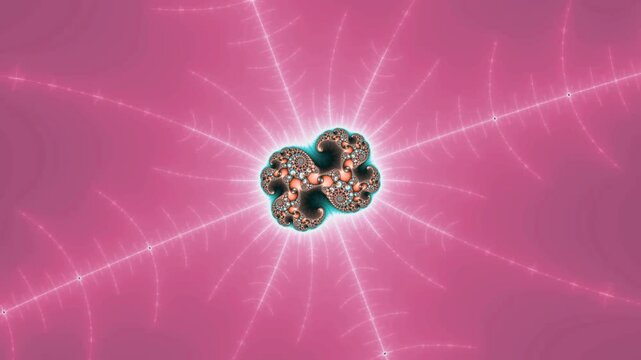 Psychedelic fractal imagery showcases mesmerizing spiral patterns and vibrant color gradients in a continuous zoom through self similar mathematical structures and infinite geometric complexity