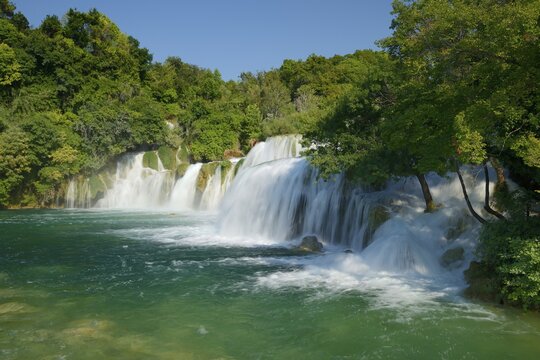 Skradinski buk waterfall, Krka National Park, Dalmatia, Croatia