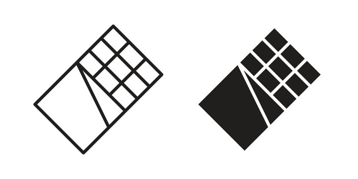 Chocolate icon. Simple outline style for web and app. Vector icon