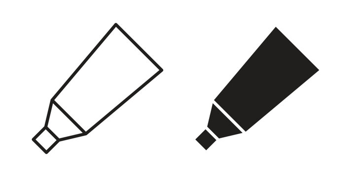 Cream tube icon. Simple outline style for web and app. Vector icon