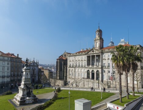 Pal&aacute;cio da Bolsa, Stock Exchange Palace, Jardim do Infante Dom Henrique, Porto, Portugal
