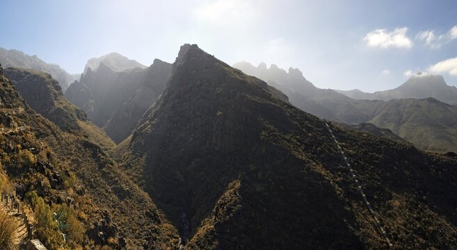 Barranco del Infierno canyon near Adeje, Tenerife island, Canary Islands, Spain, Europe