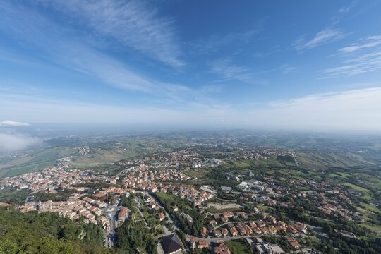 View of San Marino, Italy