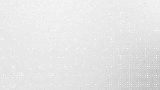 4K Seamless Loop Shimmering Grey Dot Grid Background
