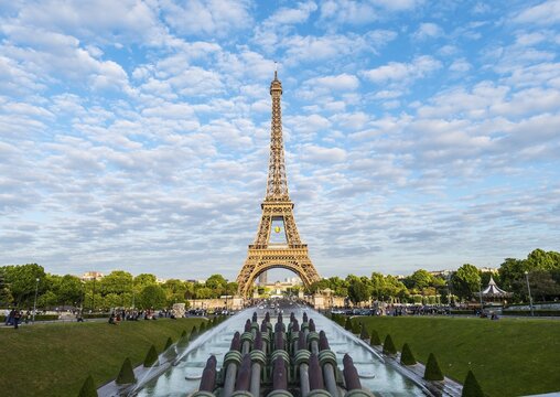 Eiffel Tower, Tour Eiffel and Trocadero, Paris, Ile-de-France, France