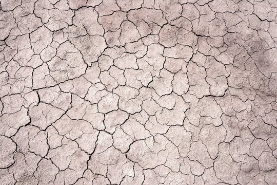 Dried earth, dry cracks in clay surface, at Cameron, Arizona, USA