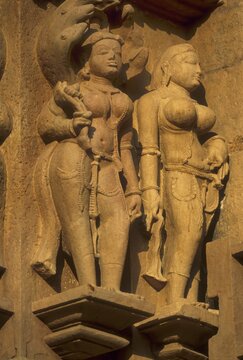 Erotic reliefs, Kandariya Mahadev temple, Khajuraho, Madhya Pradesh, India