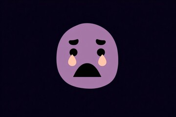 Obraz premium Sad face illustration 