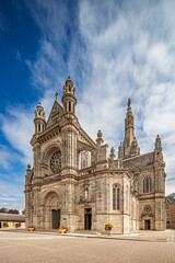 Fototapeta premium Basilica of Sainte Anne d'Auray, Brittany France Neo-Gothic Architecture