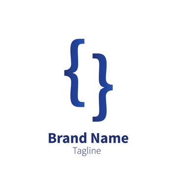 Modern Minimalist Software Development Logo Template
