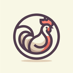 Fototapeta premium A stylized peacock feather and bird vector illustration featuring a cute animal pattern with art decoration and a nature silhouette design for a 2013 year sign