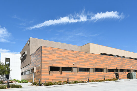 SANTA ANA, CALIFORNIA - 22 MAR 2026: Johnson Student Center, JSC, on the campus of Santa Ana College, SAC, a Community College in Orange County.