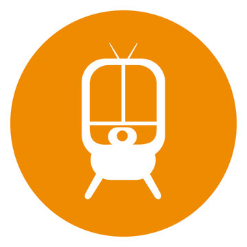 Tramp circle icon