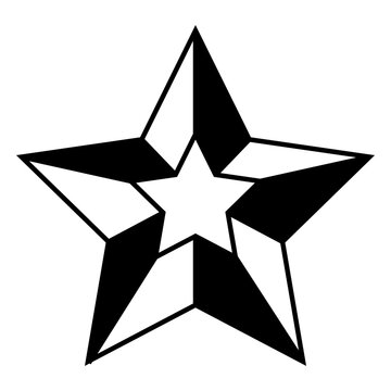 Polygonal star 3d 17