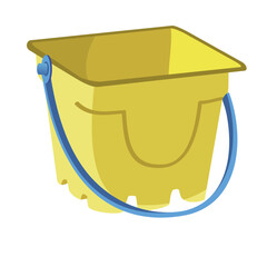 Cartoon sand bucket © Vexels