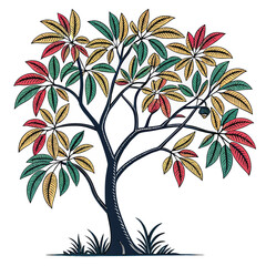 acai berry tree with leaves © MOHAMMADRIPON