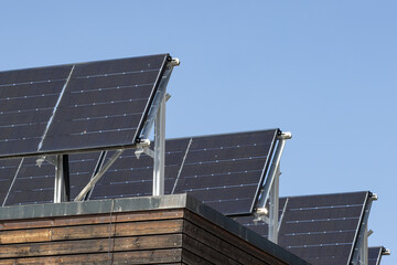 Fototapeta premium flat_roof_solar