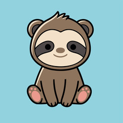 Obraz premium Adorable Baby Koala Vector Illustration for Nursery Decor