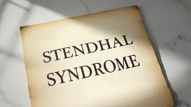 Stendhal syndrome.