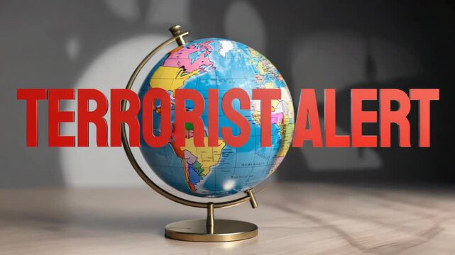 Terrorism alert worldwide.