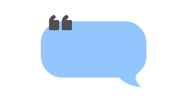 animated concept of speech bubbles or text, message frames.