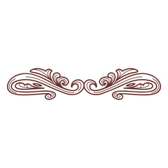Fototapeta premium Decorative ornaments divider