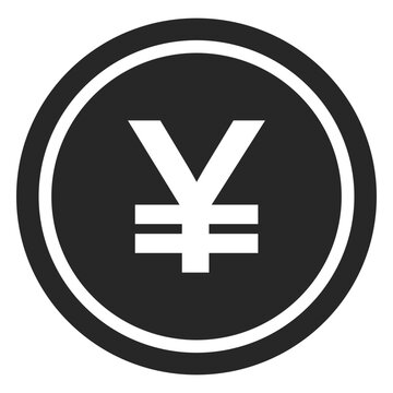Japany yen coin icon