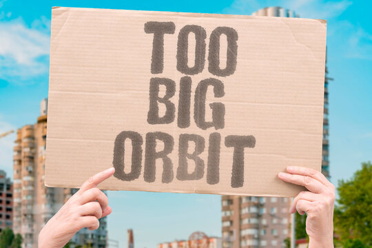 "Too Big Orbit" Orbital systems would be too big to maintain, upgrade, or repair without crews that are incredibly expensive to send up. SPACE. ORBIT. SIZE. ENGINEER. LIMITS.