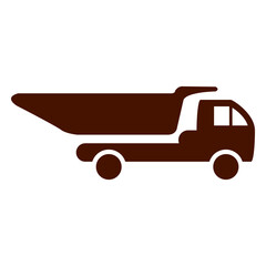 Dump truck silhouette icon © Vexels