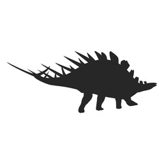 Stegosaur silhouette 1 © Vexels