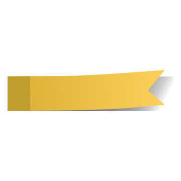 Yellow page marker sticker