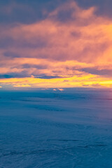 Fototapeta premium Laugarbakki - sunrise - sonnenaufgang - iceland - island 