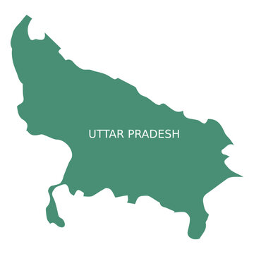 Uttar pradesh state map