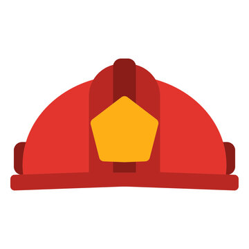 Firefighter hat vector