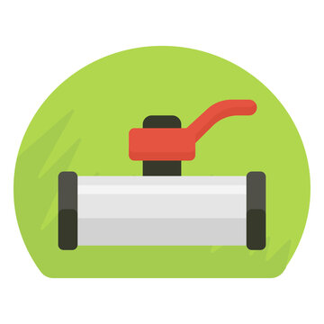 Water shut off valve icon