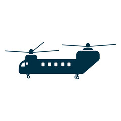 Chinook helicopter silhouette © Vexels