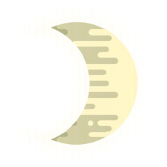 Crescent moon icon © Vexels