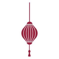 Chinese lantern silhouette © Vexels