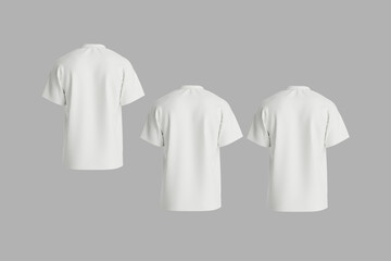 Fototapeta premium Blank White Polo Shirt Mockup for Apparel Branding Presentation